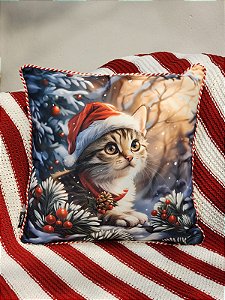 ALMOFADA NATALINA PET 43X43CM