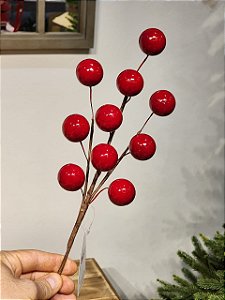 GALHO BERRY GRANDE VERMELHO 39CM