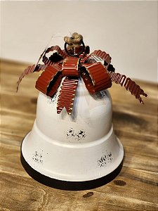 SINO BRANCO EM METAL 23CM