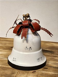 SINO BRANCO EM METAL 27CM