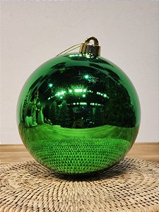 BOLA TRADICIONAL VERDE BANDEIRA COM 1 UNID 15CM