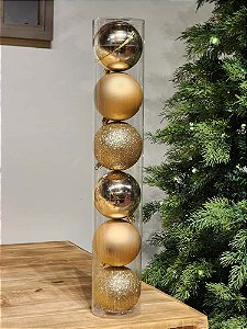 BOLA TRADICIONAL SIENA 8CM KIT COM 6 UNIDS