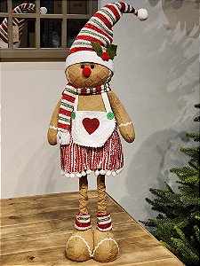 BONECO GINGERBREAD EXTENSIVEL 75CM