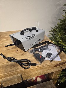 MAQUINA DE NEVE ARTIFICIAL 127V COM CONTROLE REMOTO 900W