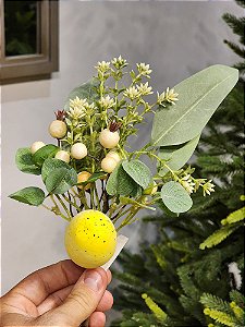 GALHO COM OVO AMARELO 29CM