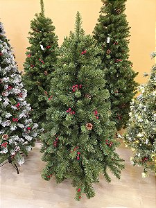 ÁRVORE PINHEIRO BERRY E PINHA 530 GALHOS 1,50CM