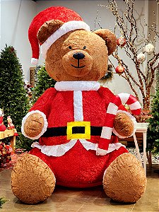 URSO INFLÁVEL COM PLUSH 2,74CM BIVOLT USO INTERNO E EXTERNO