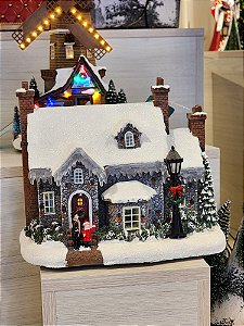 CENÁRIO VILA NATALINA CASA NEVADA 27CM  - PRÉ VENDA 2025
