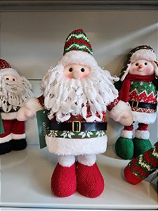 PAPAI NOEL VERMELHO E VERDE AJUSTÁVEL 51CM - PRÉ VENDA 2025