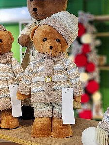 URSO NATALINO MENINO 38CM - PRÉ VENDA 2025