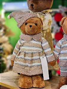 URSO NATALINO MENINA 38CM - PRÉ VENDA 2025