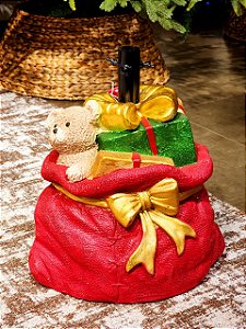 BASE PARA ÁRVORE DE NATAL SACO DE PRESENTE 41CM