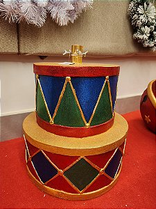 BASE PARA ÁRVORE DE NATAL TAMBOR 46CM - PRÉ VENDA 2025