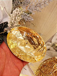 PENDENTE ORNAMENTO JOIA OURO 13,5CM - PRÉ VENDA 2025