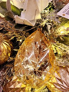 PENDENTE ORNAMENTO JOIA OURO 15CM - PRÉ VENDA 2025