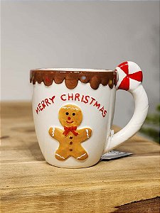 CANECA DECORATIVA GINGERBREAD 11CM