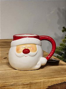 CANECA NOEL VERMELHO E BRANCO