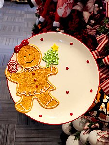 PRATO DE SOBREMESA GINGERBREAD - PRÉ VENDA 2025