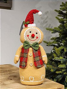 BONECO GINGERBREAD EM PÉ 35CM