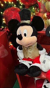 MICKEY SENTADO PELUCIA COM CARTOLA 45CM - PRÉ VENDA 2025