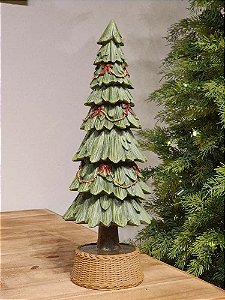 ÁRVORE DE NATAL EM RESINA 41CM