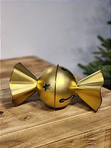 PENDENTE GUIZO EM METAL DOURADO 26CM