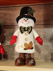 BONECO DE NEVE EM PÉ 35CM - PRÉ VENDA 2025