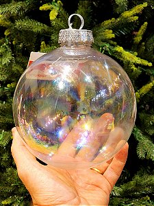 BOLA LISA NACARADA 15CM COM 1 UNIDADE