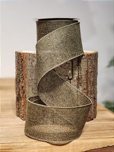 FITA ARAMADA JUTA COM COSTURA VERDE