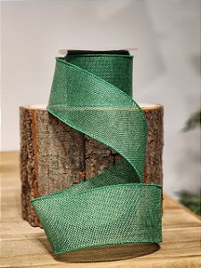 FITA ARAMADA JUTA COM COSTURA VERDE ESCURO