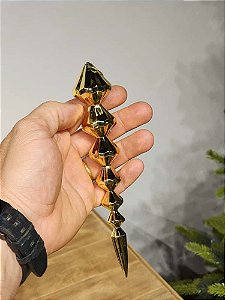 PENDENTE  ESTALACTITE OURO 19CM