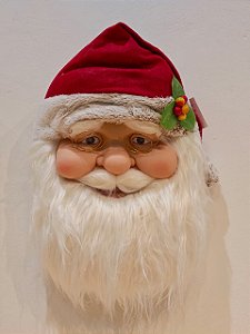 ROSTO DO PAPAI NOEL DECORATIVO 50CM