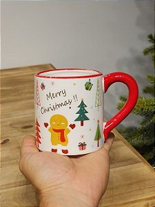 CANECA DECORATIVA NATALINA GINGERBREAD
