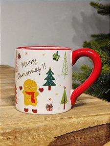 CANECA DECORATIVA NATALINA GINGERBREAD