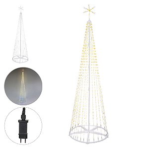 ÁRVORE DE LED COM 400 LEDS WARM BIVOLT PARA USO INTERNO E EXTERNO 1,50CM