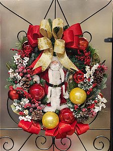 GUIRLANDA DECORADA NOEL COM CASACO