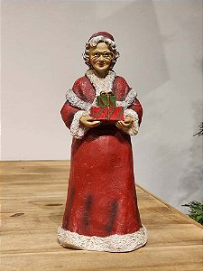 MAMÃE NOEL COM PRESENTES 22CM