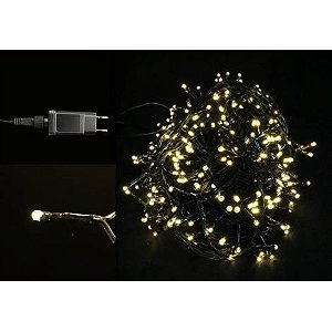 PISCA 500 LEDS 10 METROS WARM COM STROBO WARM BIVOLT USO INTERNO E EXTERNO
