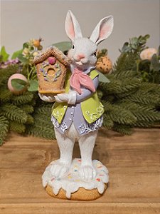 COELHO COM CASINHA 22CM