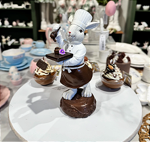 COELHO CONFEITEIRO CHOCOLATUDO 20CM - PRÉ VENDA 2026