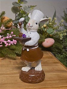 COELHO CONFEITEIRO CHOCOLATUDO 20CM