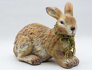 COELHO EM RESINA 28CM - PRÉ VENDA 2026