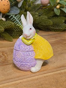 COELHA EM CIMA DO OVO 13CM