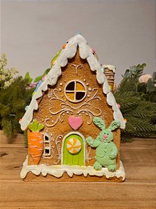 CASINHA DE COELHO COM LED 24CM