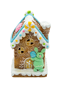 CASINHA DE COELHO COM LED 14CM - PRÉ VENDA 2026