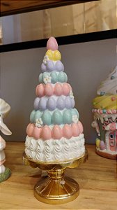 TORRE COM OVINHOS COLORIDOS 24CM - PRÉ VENDA 2026