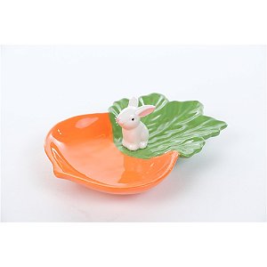 PETISQUEIRA CENOURA COM COELHO 17CM - PRÉ VENDA 2026