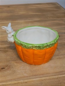 TIGELA CENOURA COM COELINHO 14CM 465ML