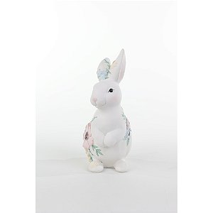 COELHO FLORIDO BRANCO 9CM - PRÉ VENDA 2026