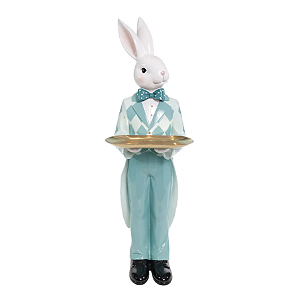 COELHO COM BANDEJA 56,5CM - PRÉ VENDA 2026